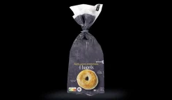 4 bagels, petits pains américains, cuits