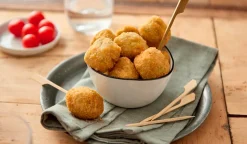 12 bouchées de légumes carotte jaune, brocoli, emmental
