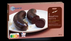 2 boudins noirs aux oignons