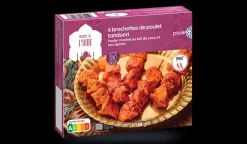 6 brochettes de poulet tandoori