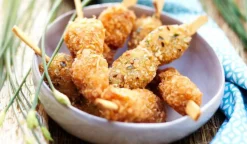 8 brochettes de poulet thaï