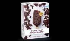 4 bâtonnets chocolat 70% de cacao-fèves de cacao