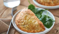 2 chaussons poulet, champignon, emmental