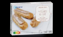 4 éclairs au café