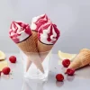 6 cônes citron-framboise