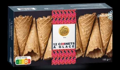 12 cornets à glace