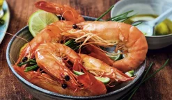 8 crevettes tropicales crues "Gambas" Label R. ASC