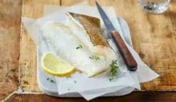 2 dos de cabillaud avec peau "Skrei" MSC, Norvège