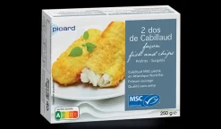 2 dos de cabillaud façon fish and chips MSC