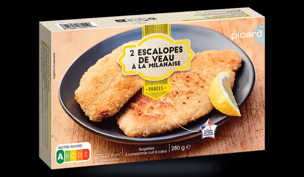 2 escalopes de veau à la milanaise
