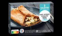 2 galettes noix de Saint-Jacques