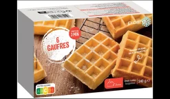 6 gaufres