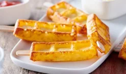 10 gaufres apéritives, pomme de terre, emmental