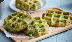 4 gaufres aux légumes