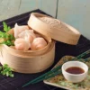 8 hacao, bouchées aux crevettes avec sauce soja