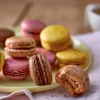 12 macarons, citron-spéculos-fruits rouges-chocolat