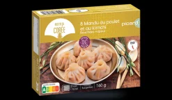 8 mandu au poulet et au kimchi, Cuisine Evasion