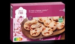 12 mini cheese naans
