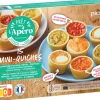 15 mini quiches 5 saveurs