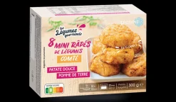 8 mini râpés de légumes, comté