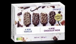 8 mini-bâtonnets vanille et chocolat