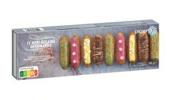 12 mini-éclairs gourmands