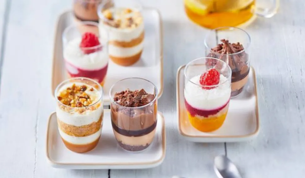 9 mini-coupes pâtissières
