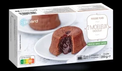 2 moelleux au chocolat