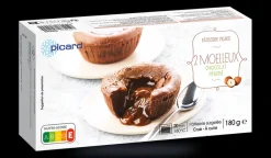 2 moelleux chocolat praliné