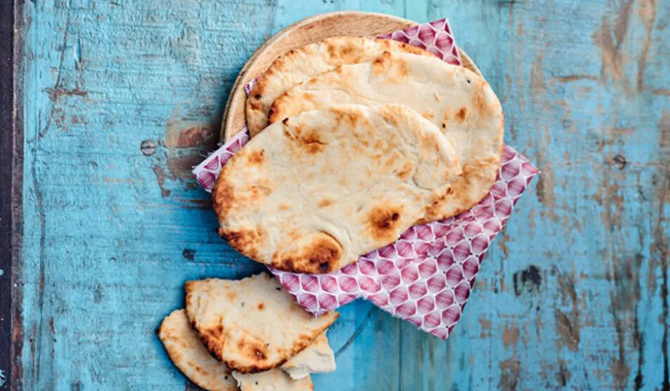 2 naans, galettes de blé Cuisine Evasion