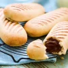 4 panini fourrés à la pâte à tartiner