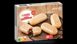 4 panini fourrés à la pâte à tartiner