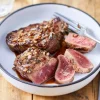2 pavés de boeuf marinés à l'échalote