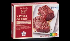 2 pavés de boeuf marinés à l'échalote