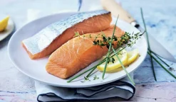 2 pavés de saumon atlantique avec peau ASC