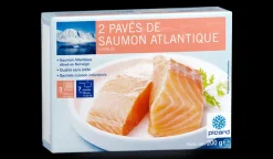 2 pavés de saumon atlantique, élevé en Norvège