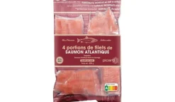 4 portions de filets de saumon atlantique, Norvège