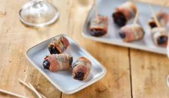 12 pruneaux au lard fumé