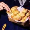12 pull apart rolls, cheddar, oignon
