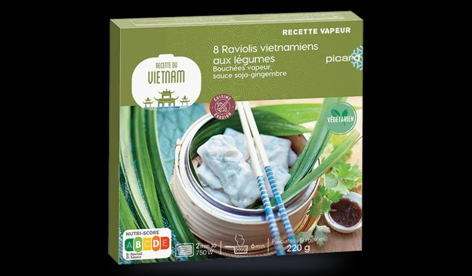 8 raviolis vietnamiens aux légumes