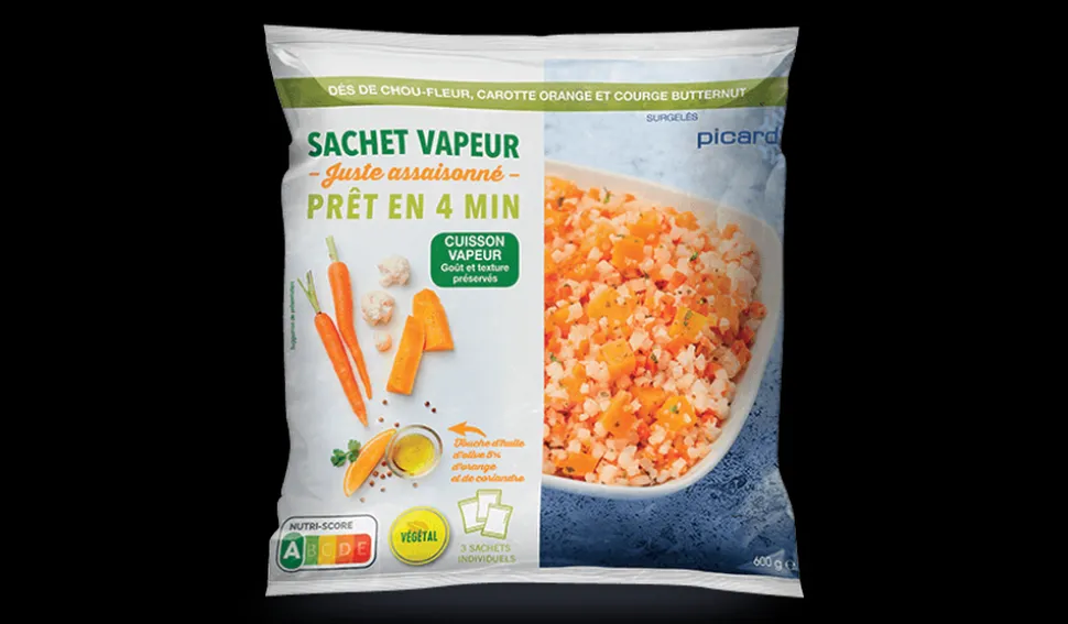 3 sachets vapeur assaisonnés à l'orange, coriandre