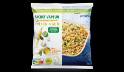 3 sachets vapeur assaisonnés citron et basilic