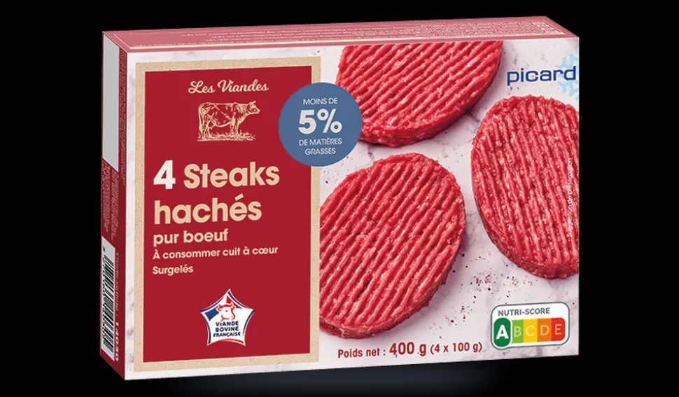 4 steaks hachés