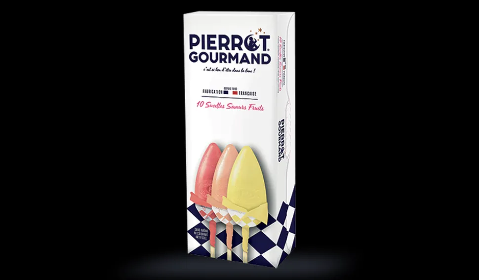 10 sucettes saveurs fruits