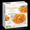 2 tartelettes fines aux abricots