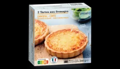 2 tartes aux fromages