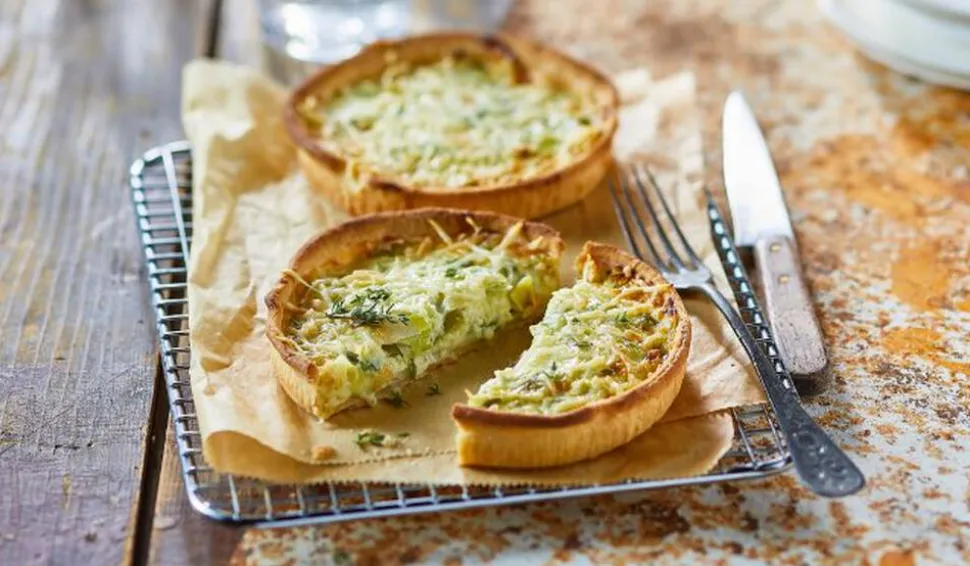 2 tartes aux poireaux