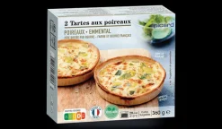 2 tartes aux poireaux