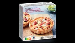 2 tartes figue, chèvre, romarin