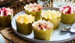 6 timbales glacées à l'italienne